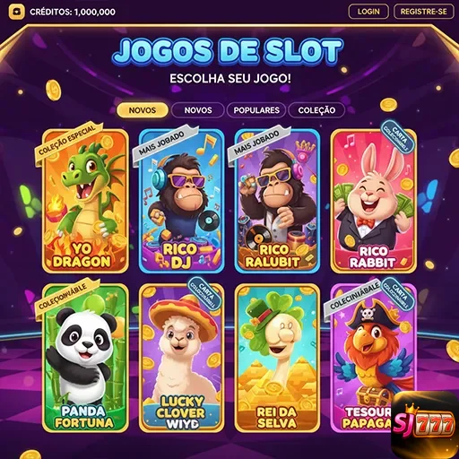 sj777 - app exclusivo - Interface do App